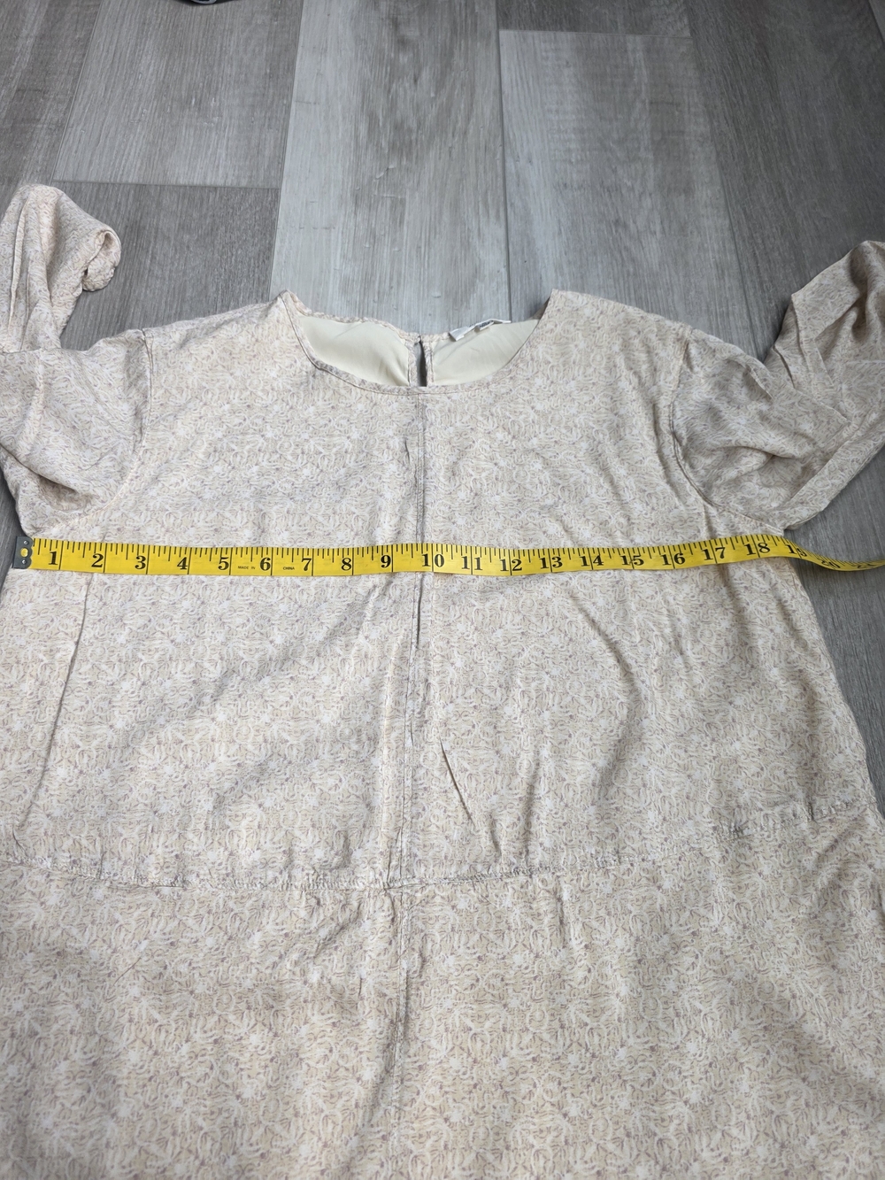 Wilfred Aritzia XS Cream Pink Floral Print Dress Rayon Boho Cottagecore - Picture 6 of 9